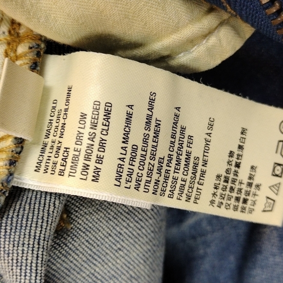 Free People Blue Whiskering Medium Wash Mid Rise Distressed Raw Hem Ankle Jean - Picture 8 of 13